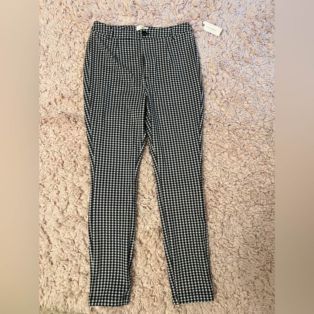 Dress pants, Maeve, size 10, black and white, NWT